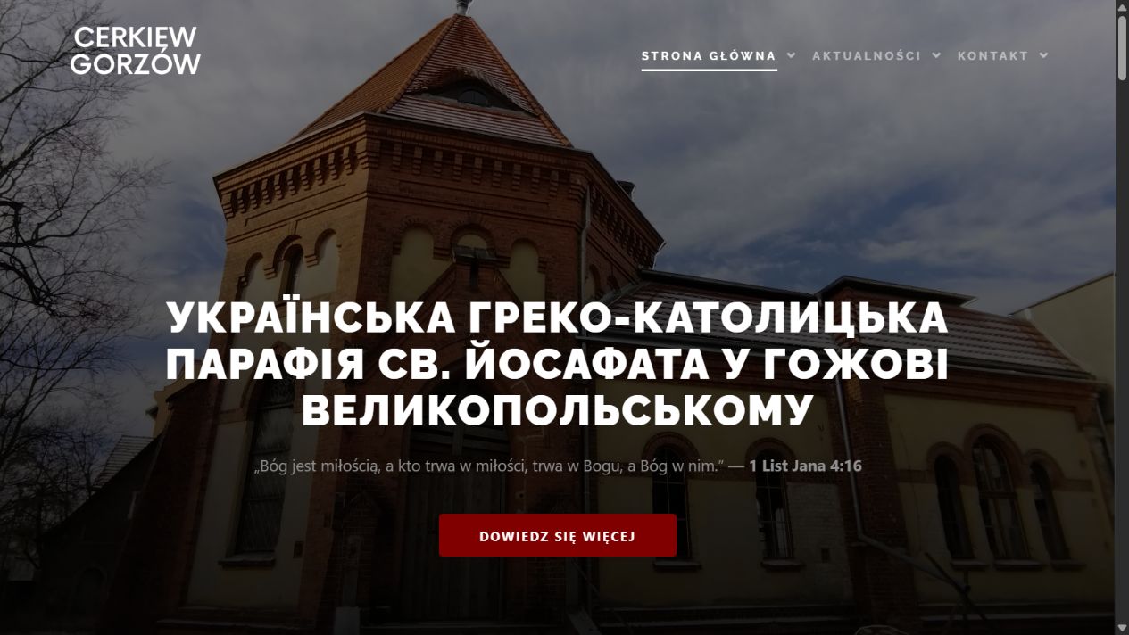 Strona Cerkwi Gorzów